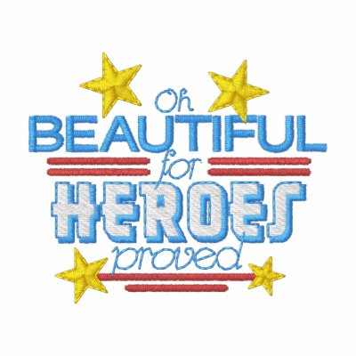 Beautiful For Heroes Proved Polo by ZazzleEmbroidery