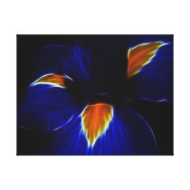 Beautiful fractal iris and its meaning gallery wrapped canvas