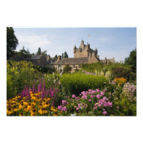 Beautiful gardens and famous castle in