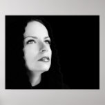 Beautiful girl art canvas photo posters
