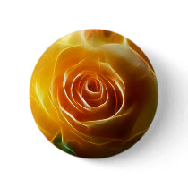 Beautiful Glowing Yellow Rose Pin