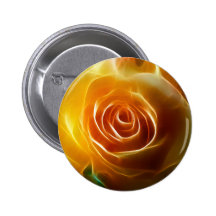 Beautiful Glowing Yellow Rose Pin