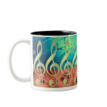 Beautiful Gold Treble Clef Mug