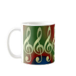Beautiful Gold Treble Clef Mug