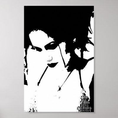 Beautiful Goth Poster by DJTribe