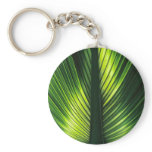 Beautiful green-n-gold-plant leaf keychains