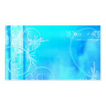 Beautiful, grunge floral design profile card business card