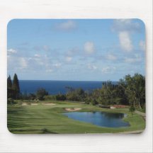 Beautiful Hawaii golf course Mouse Mat
