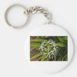 Beautiful Hawaiian flower photo Keychains