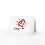 Beautiful Heart Valentines Day Design Greeting Cards