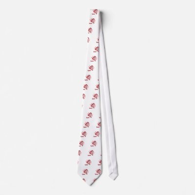 Beautiful Heart Valentines Day Design Neck Ties by Eholidayz