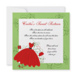 Beautiful Holiday Dress Dress invitations
