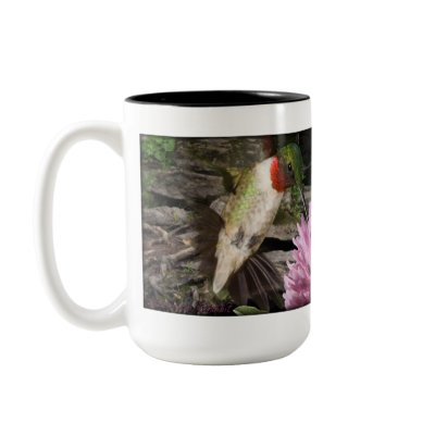Beautiful Hummingbird Fantasy mug by kendidit