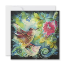 Beautiful Hummingbird Invite