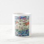 Beautiful Hummingbirds Flowers Stained Glass Art Mug