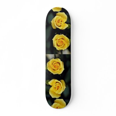 Beautiful Hybrid Tea Rose 'Oregold' Skate Board by inspirelove