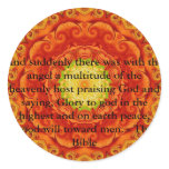 Beautiful Inspiring Biblical Angel  Quote stickers