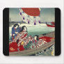 Beautiful Japanese Ladies on boat Mousepads