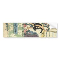 Beautiful Japanese Woman Bumper Sticker