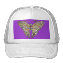 Beautiful Jewelled Butterfly Hat