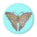 Beautiful Jewelled Butterfly magnets