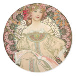 Beautiful lady - Mucha Stickers