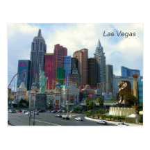 Beautiful Las Vegas View Postcard!