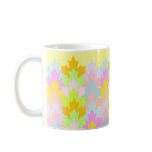 Beautiful leaves particles mugs