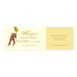 Beautiful legs Profile Card Business Card Templates