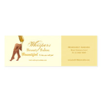 Beautiful legs Profile Card Business Card Templates