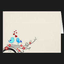 Beautiful love birds cards