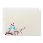 Beautiful love birds invitations