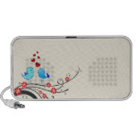 Beautiful love birds mp3 speakers