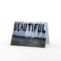 Beautiful - Love - Valentines Greeting Card