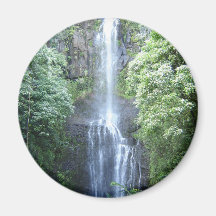 Beautiful Maui Waterfall Refrigerator Magnet
