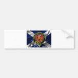 Beautiful McGillivray Badge set on Scottish Flag! Bumper Stickers