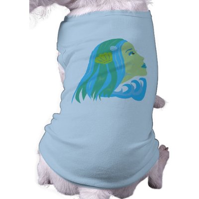 Beautiful Mermaid Pet T-shirt by toxiferous