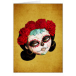 Beautiful Mexican Catrina Card