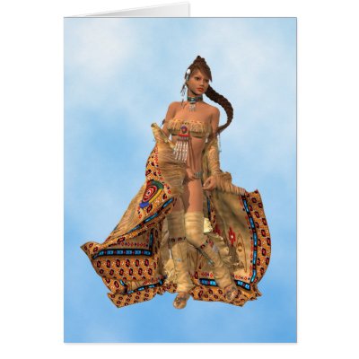 Beautiful Native American Indian Woman by beverlytazangel