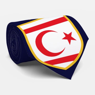 Beautiful Northern Cyprus Turkish Republic Flag Neck Wear by GrooveMaster