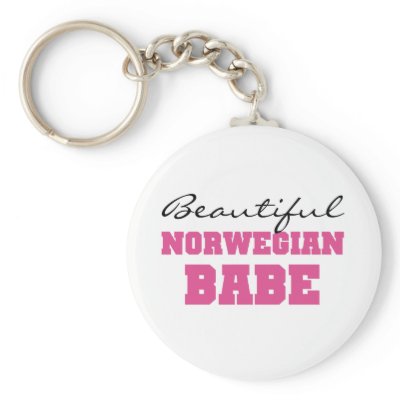 Beautiful Norwegian Babe Keychains by world_wide