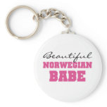 Beautiful Norwegian Babe keychains