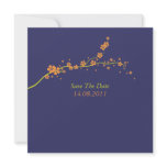 Beautiful Orange Blossom Wedding Save the Date invitations