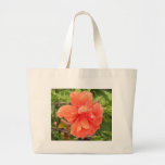 Beautiful Orange Hibiscus Flower Bags