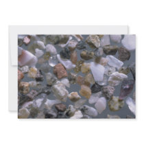 Beautiful Pebbles from El Tomatal, Baja Custom Invitations