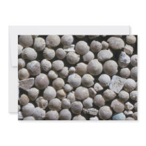 Beautiful Pebbles from Fossil forams, Belgium Personalised Invite