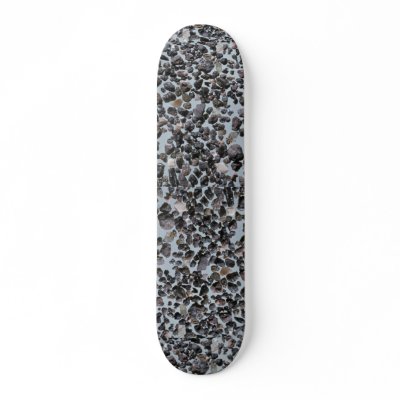 Beautiful Pebbles from Lanzarote, Canary Isles Skateboard by inspirelove