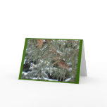 Beautiful Pine Christmas Card w/Awareness Message