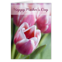 Beautiful Pink Tulip Card