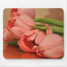 BEAUTIFUL PINK TULIPS MOUSEPADS